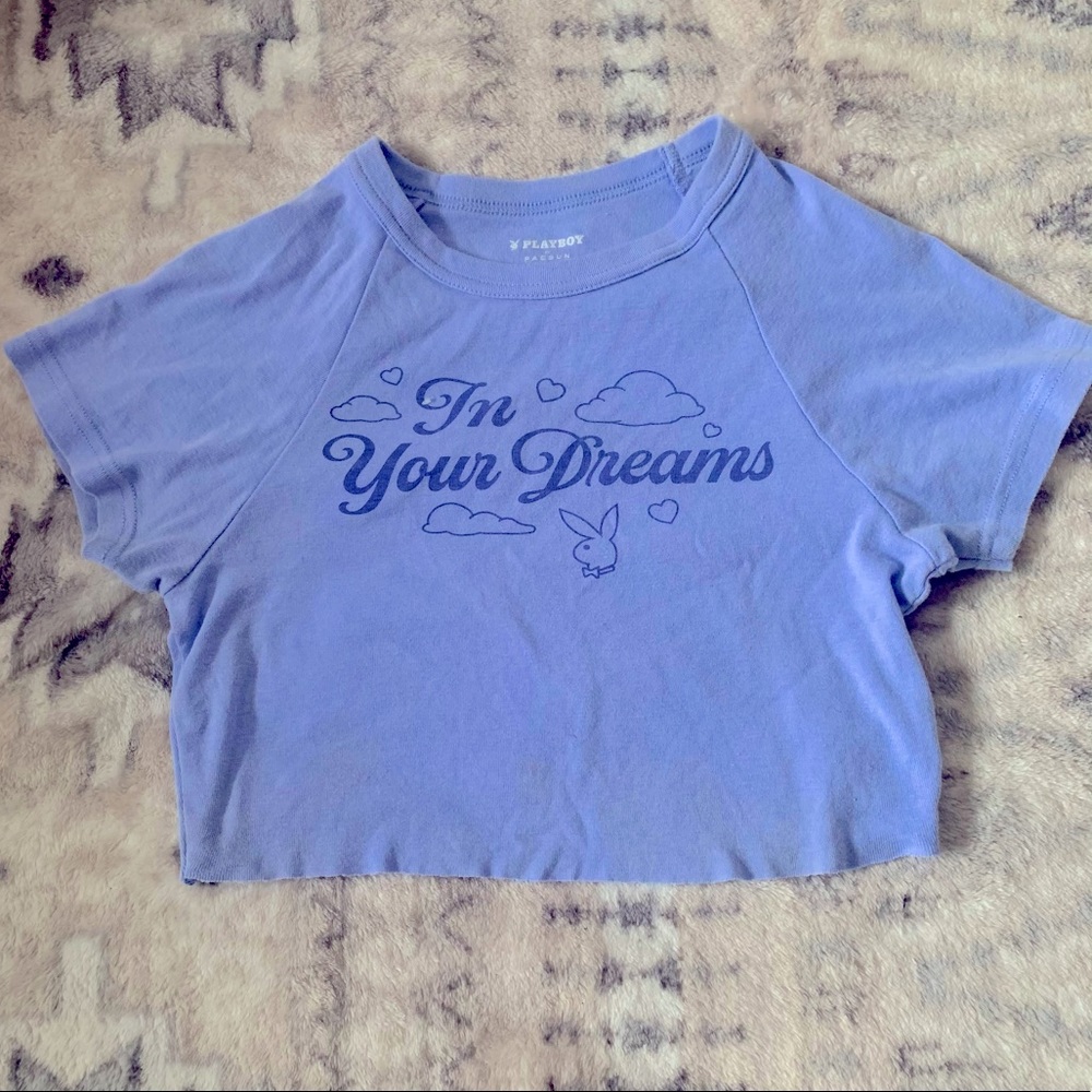 PlayBoy crop tee